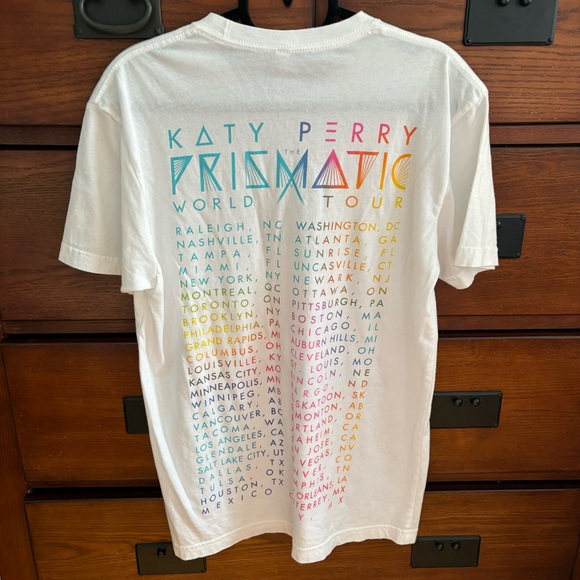 Katy Perry Prismatic World Tour 2014/2015 Tee, Size Small - Picture 3 of 6